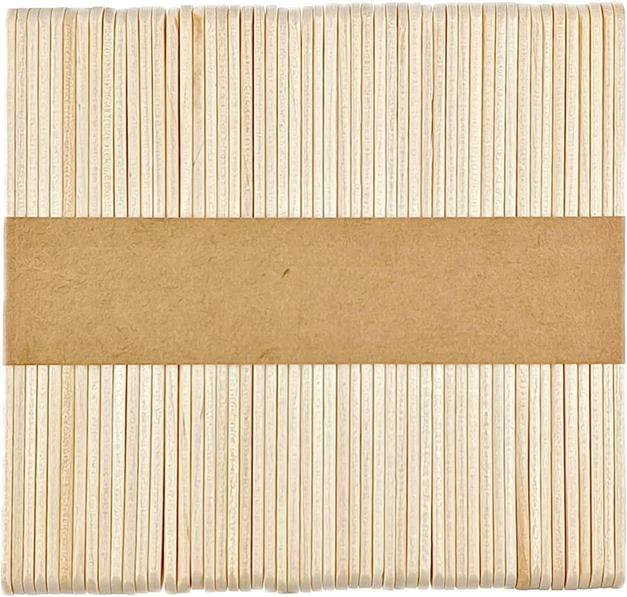 Natural Wooden Lollipop Sticks, 50pcs Ice Cream Sticks with Smooth Edges Kids Craft Popsicle - Lolly Pop Stick, 93 X 10 X 2mm