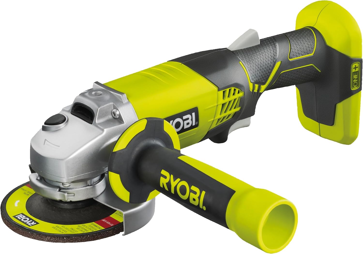 Ryobi R18AG-0 ONE+ Angle Grinder, 18V (Body Only), Green & Black