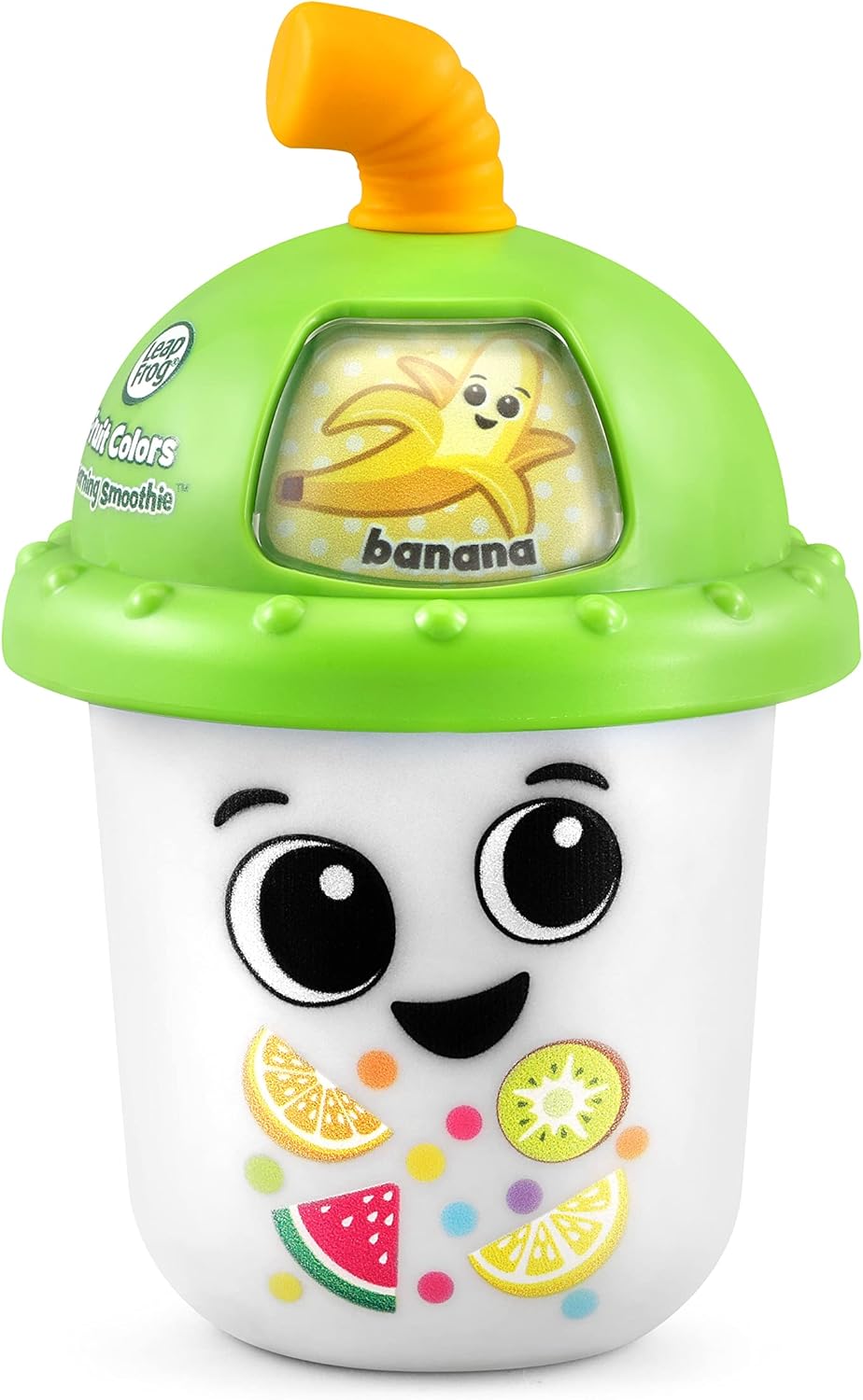 LeapFrog Fruit Colours Learning Smoothie, Interactive Baby Toy with Lights, Music, Colours & Fruit, Baby Gift with Teether for ages 6, 9, 12+ months, English Version