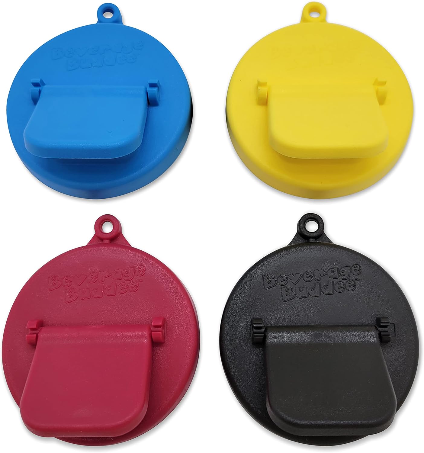 Can Cover - Best Can Cover For Standard Size Soda/Beer/Energy Drink Cans - Made In The USA - BPA-PCB Free - 4 pack (Asst Colors)