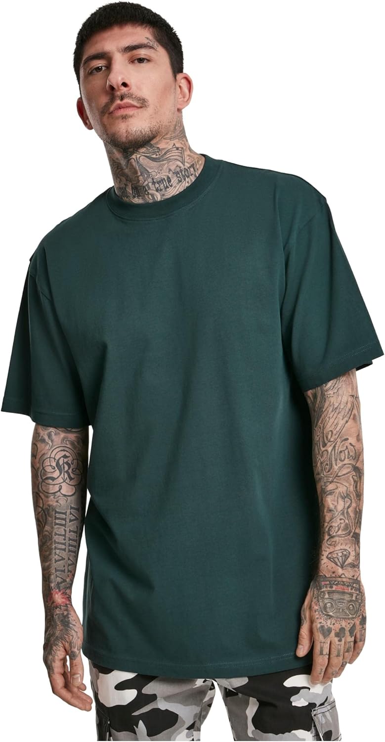 Urban Classics Men's Oversized Short Sleeves T-Shirt with Dropped Shoulders, 100% Jersey Cotton