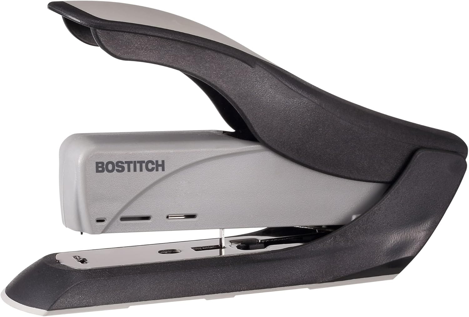 Bostitch Office 60 Sheet Heavy Duty Stapler - Two Fingers, No Effort, Spring Powered Stapler - Gray (1200)