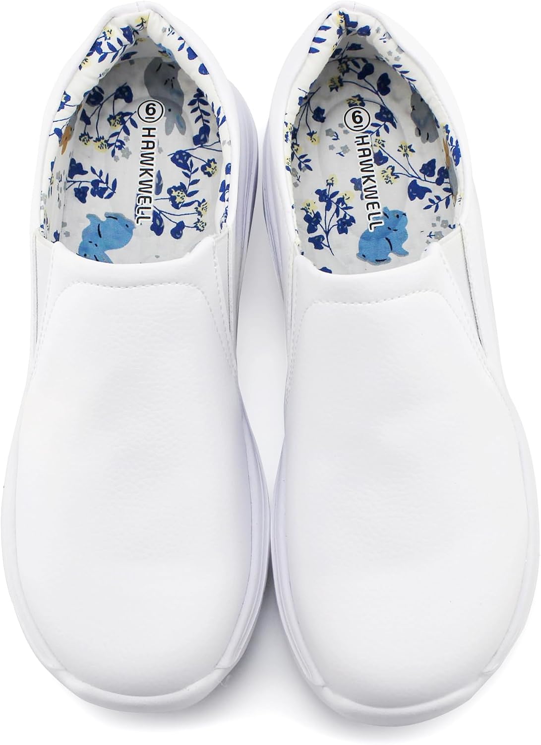 Hawkwell Women's Slip On Lightweight Slip Resistant Comfort Nursing Shoes