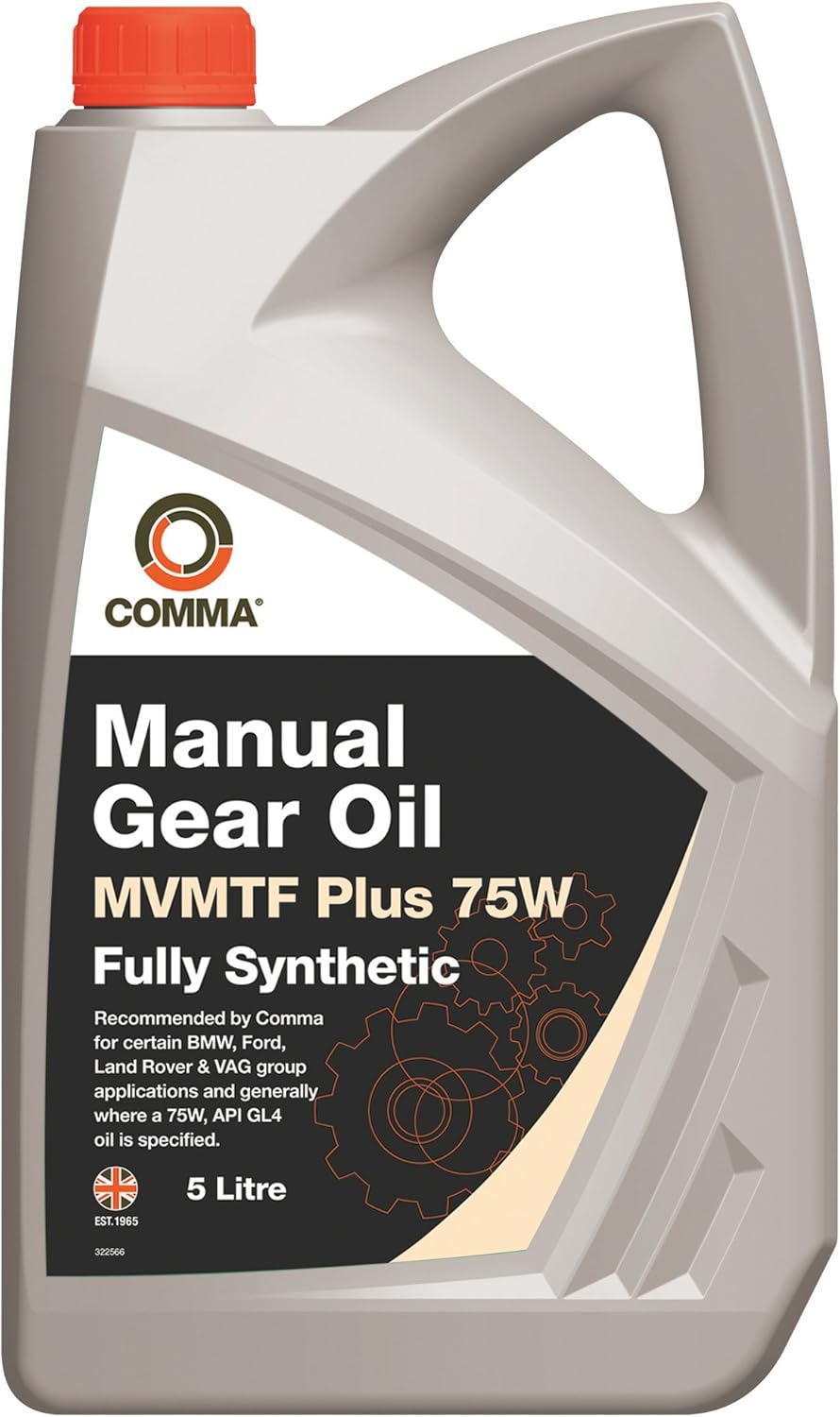 Comma FE75W5L Manual Transmission Fluid, 5 Liters