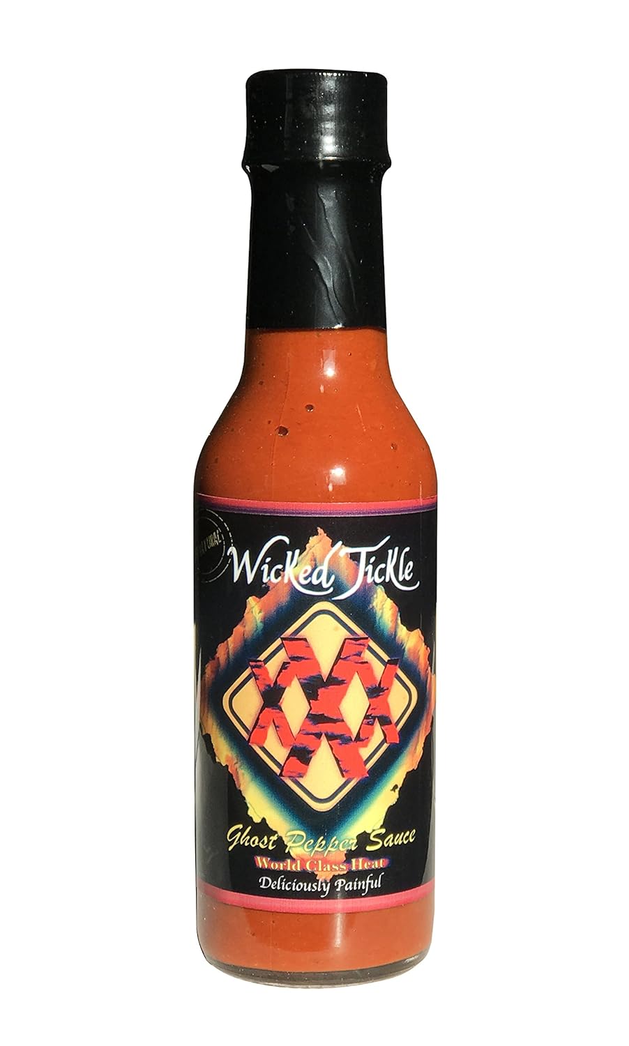 Ghost Pepper Hot Sauce Wicked Tickle XXX Extreme Heat Worlds Hottest Chipotle Sauce