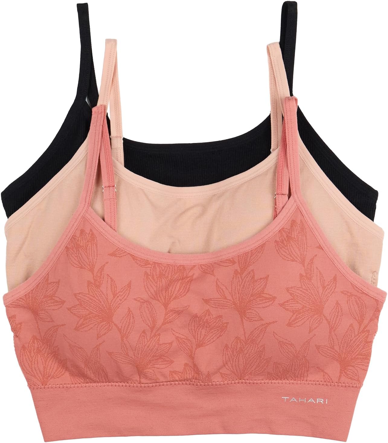 TAHARI Women's 3-Pack Seamless Comfort Bra
