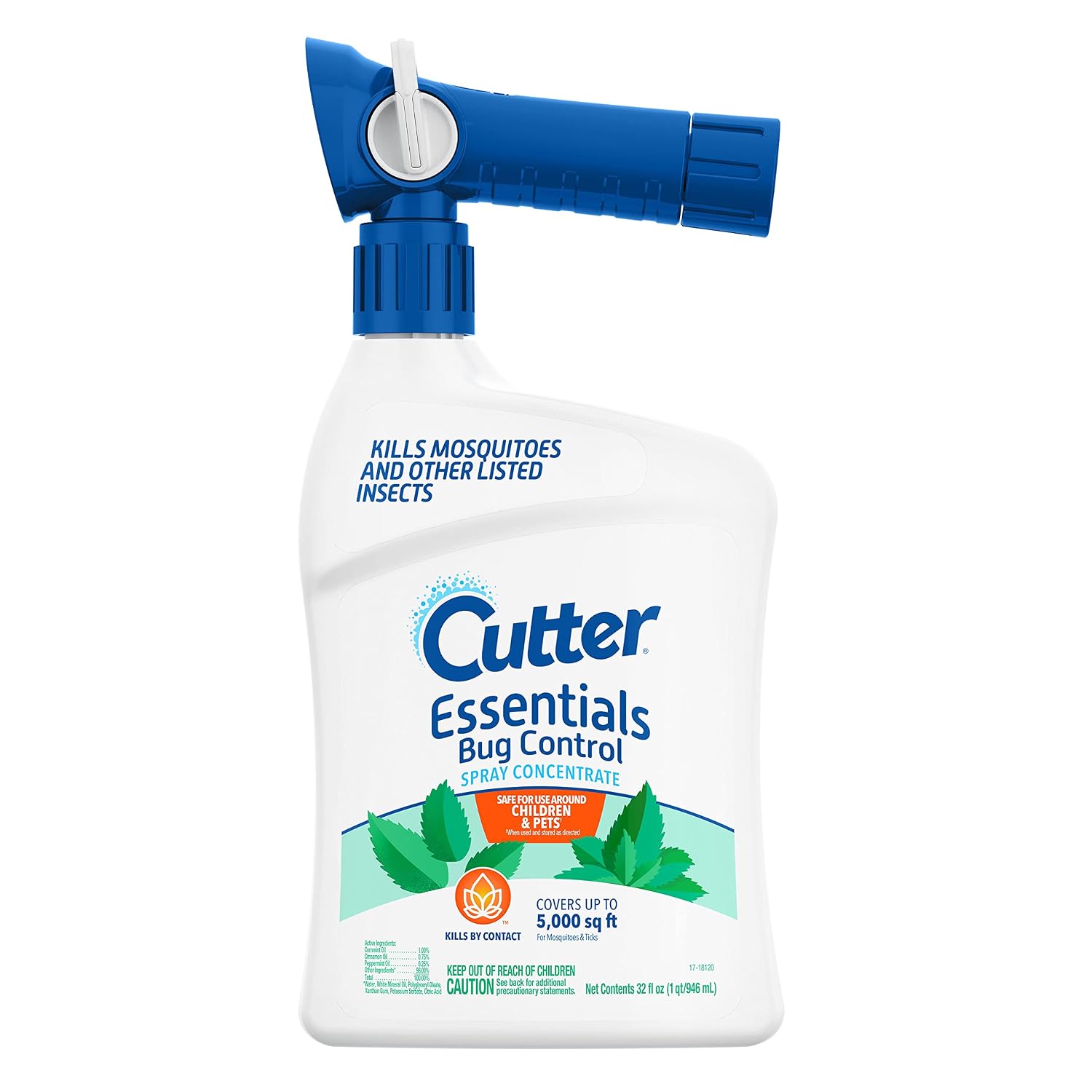 Cutter Essentials Bug Control Spray Concentrate, 32 Oz