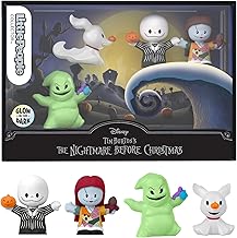 ​Little People Collector Disney Tim Burton’s The Nightmare Before Christmas Special Edition Set for Adults & Fans, 4 Figures in Display Box
