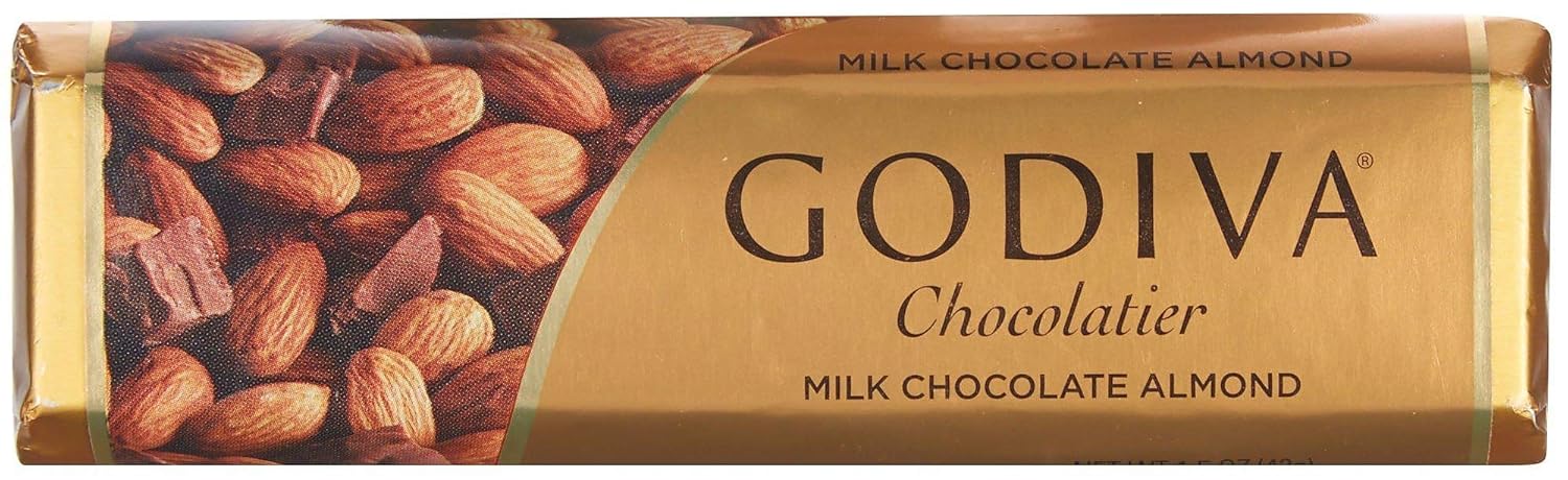 Godiva Chocolate Bar Almond, 1.5 oz