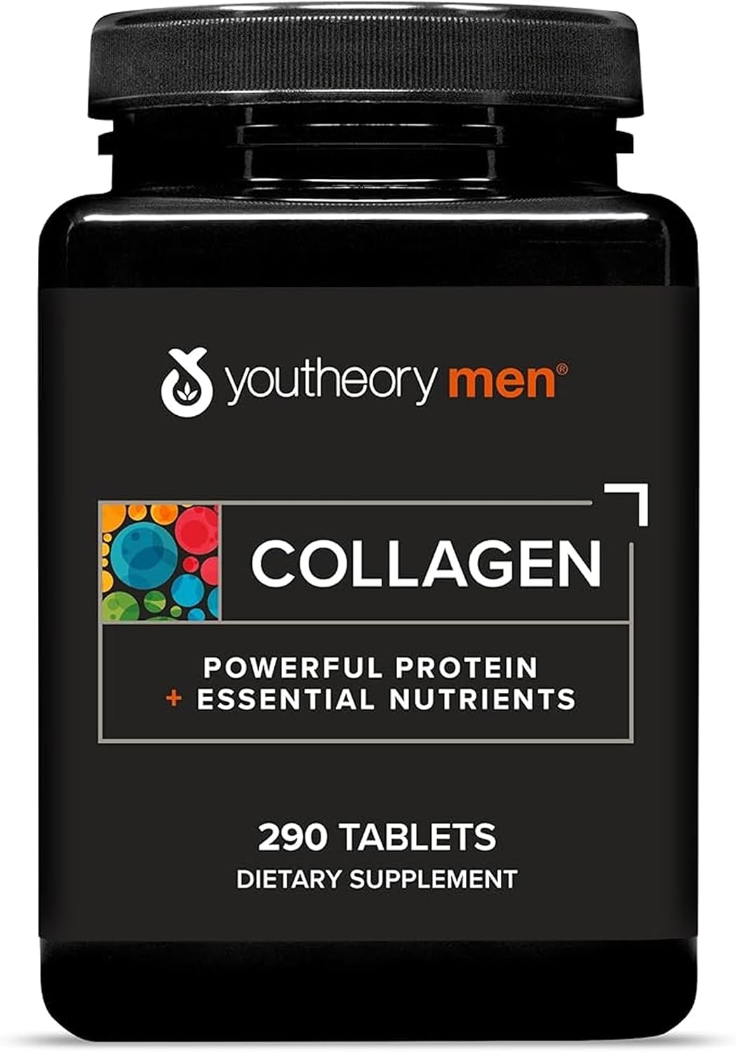Youtheory Men's Collagen, 5,000 mg, 290 Tablets, 48-Day Supply