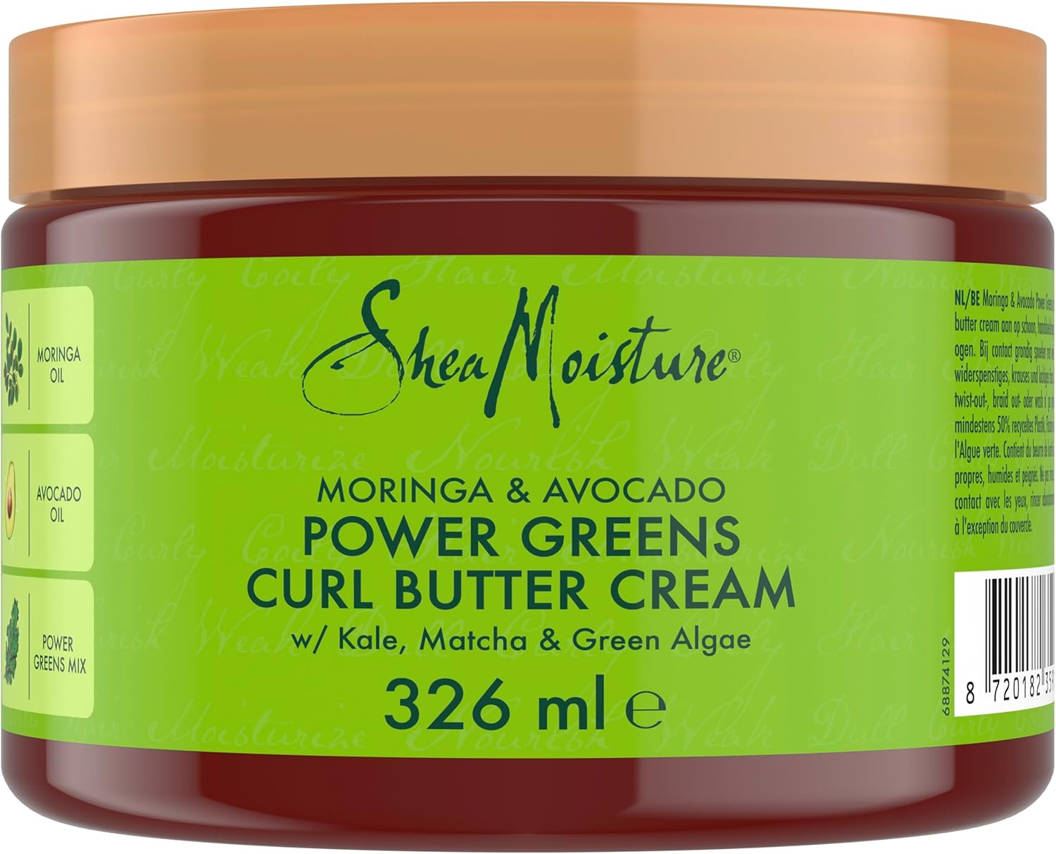 SheaMoisture Moringa & Avocado Power Greens Curl Cream 326 ml