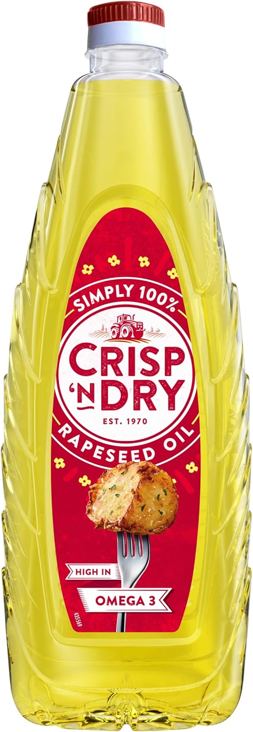 Crisp N Dry Rapeseed Oil, 1 Litre (Pack of 1)