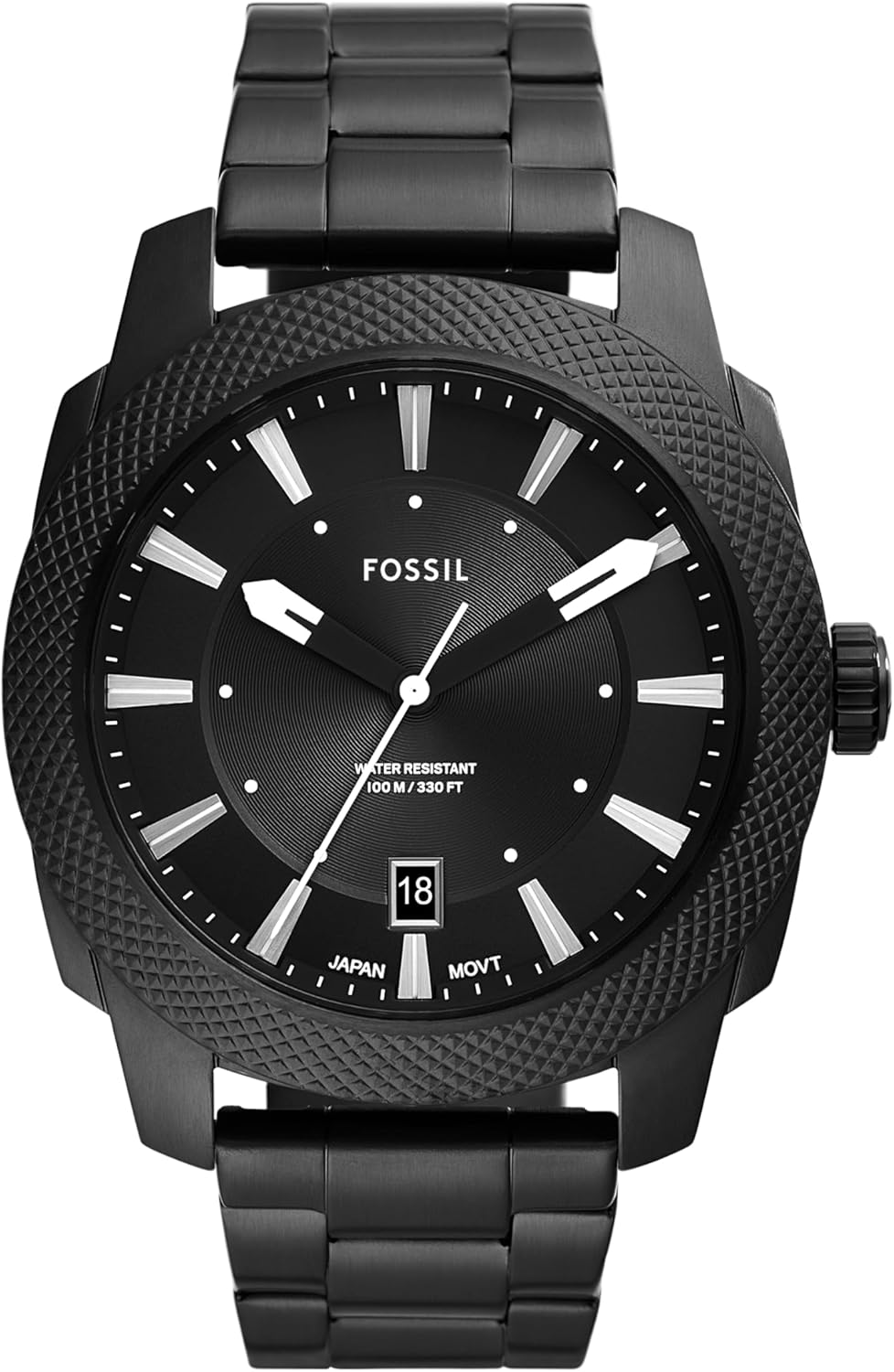 Fossil Men's Machine Quartz Stainless Steel Three-Hand Watch