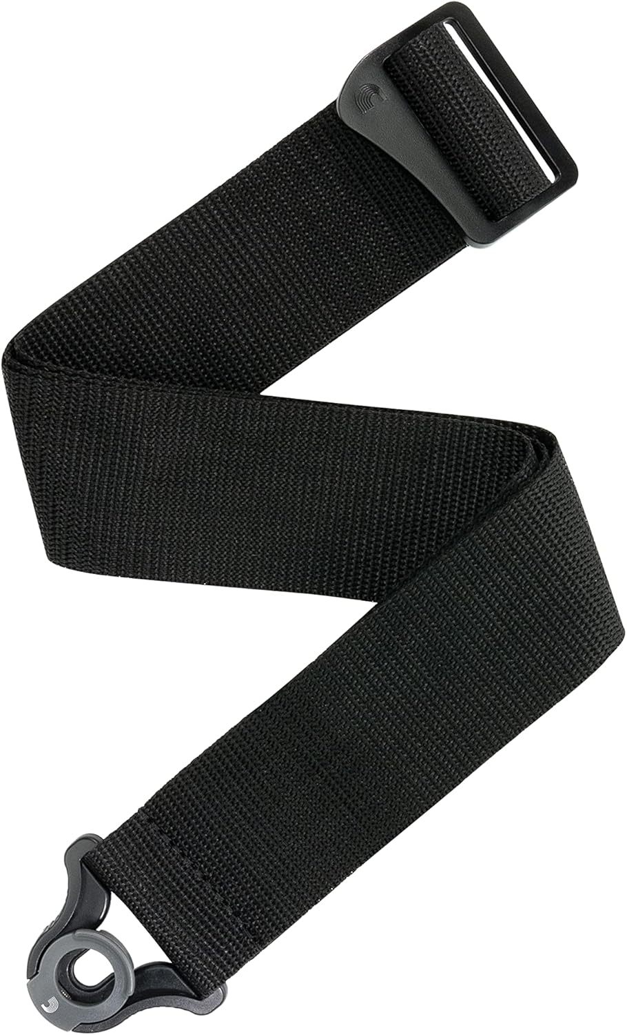 Planet Waves D'Addario Auto Lock Guitar Strap - Acoustic & Electric Accessories - Easy to Use Locking Straps - Uses Existing Buttons - Polypro - Black