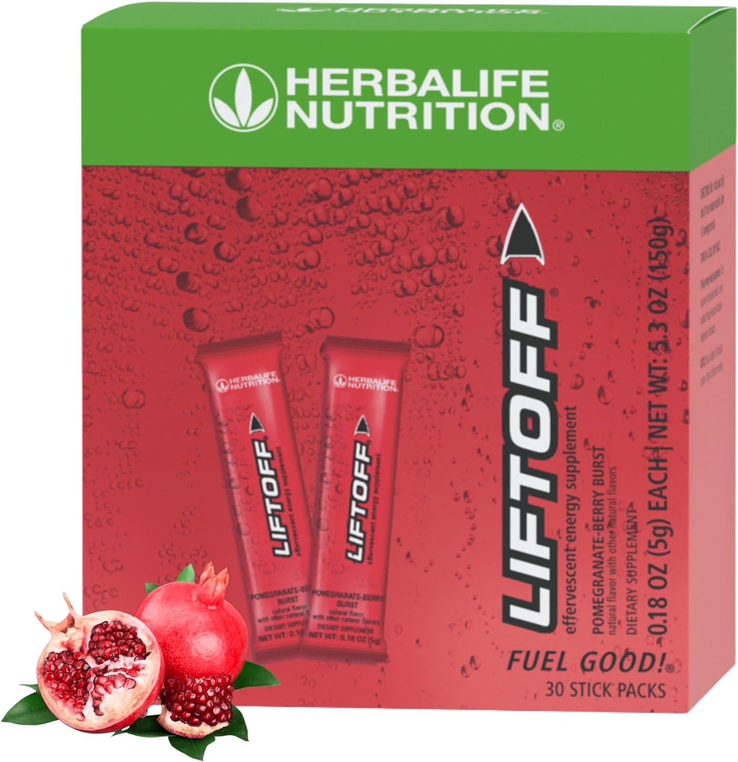 HERBALIFE Liftoff Pomegranate-Berry Burst 30 Tablets