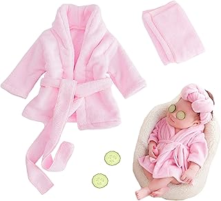 M&G House Newborn Photography Props Bathrobe Outfits Baby Photoshoot Props Robe Girl Baby Photo Prop Outfit Bathrobe