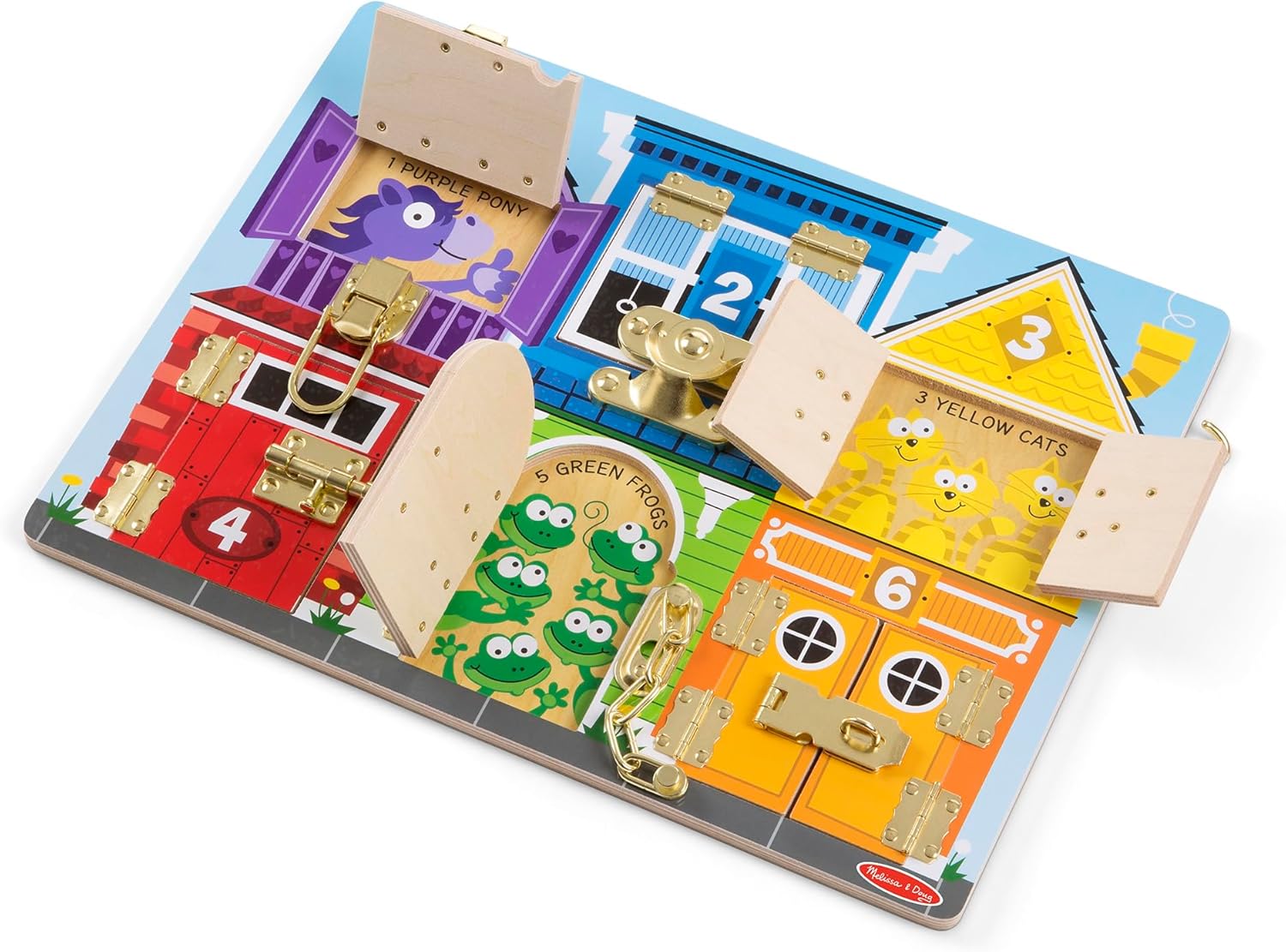 Melissa and Doug Wooden Latches Board