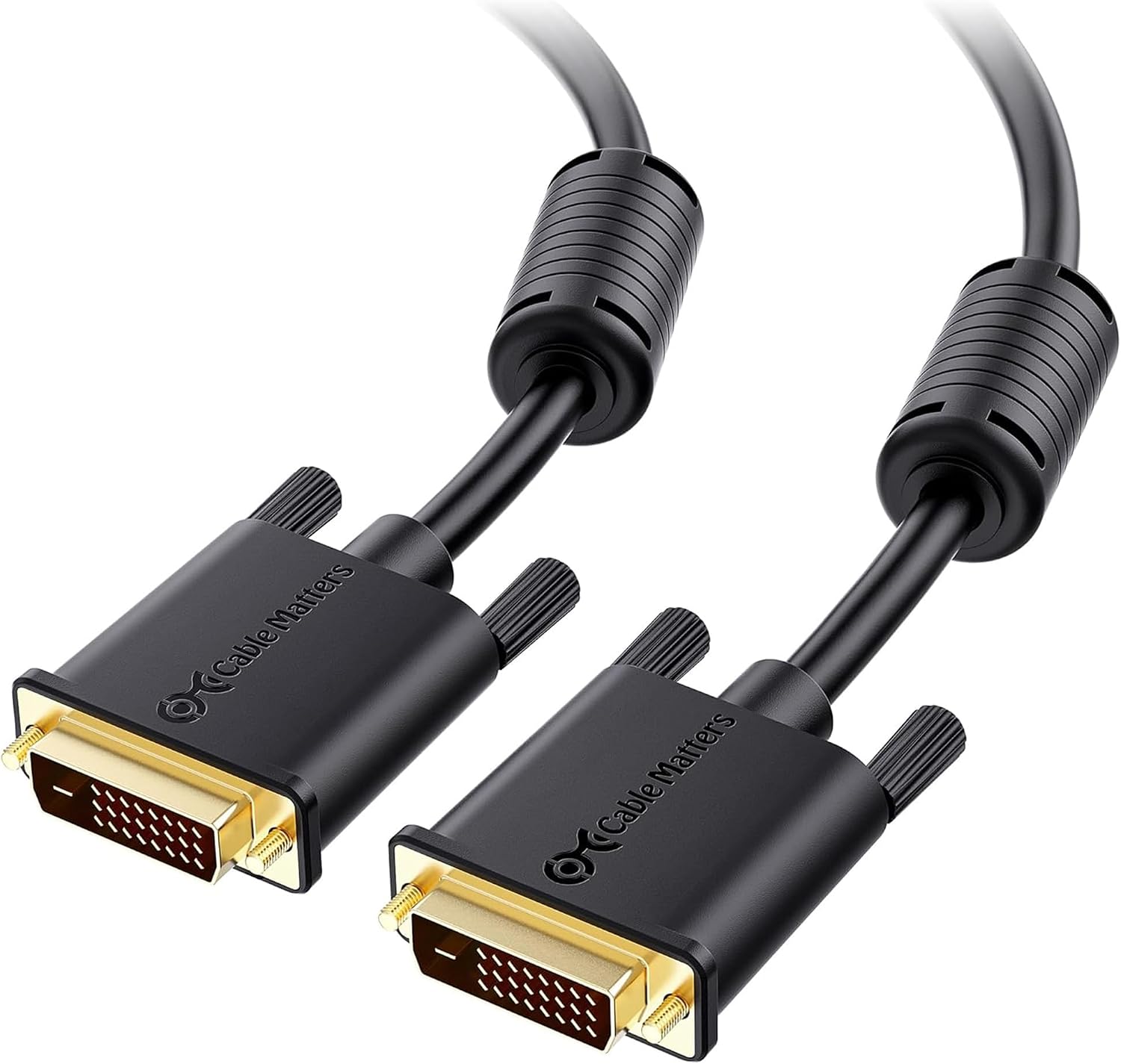 Cable Matters DVI Cable with Ferrites, Dual Link, 10ft