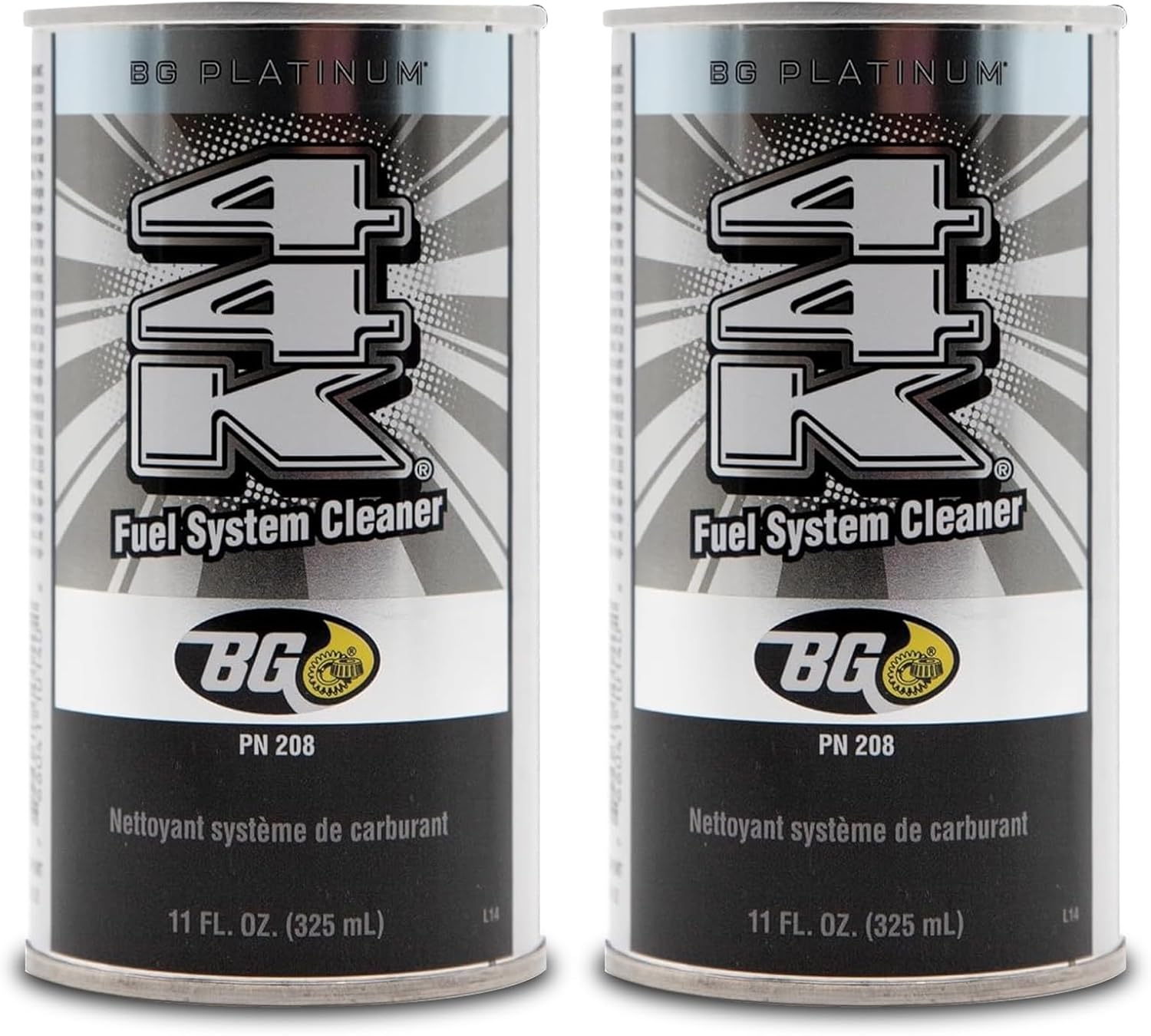 2 cans of BG Platinum 44K