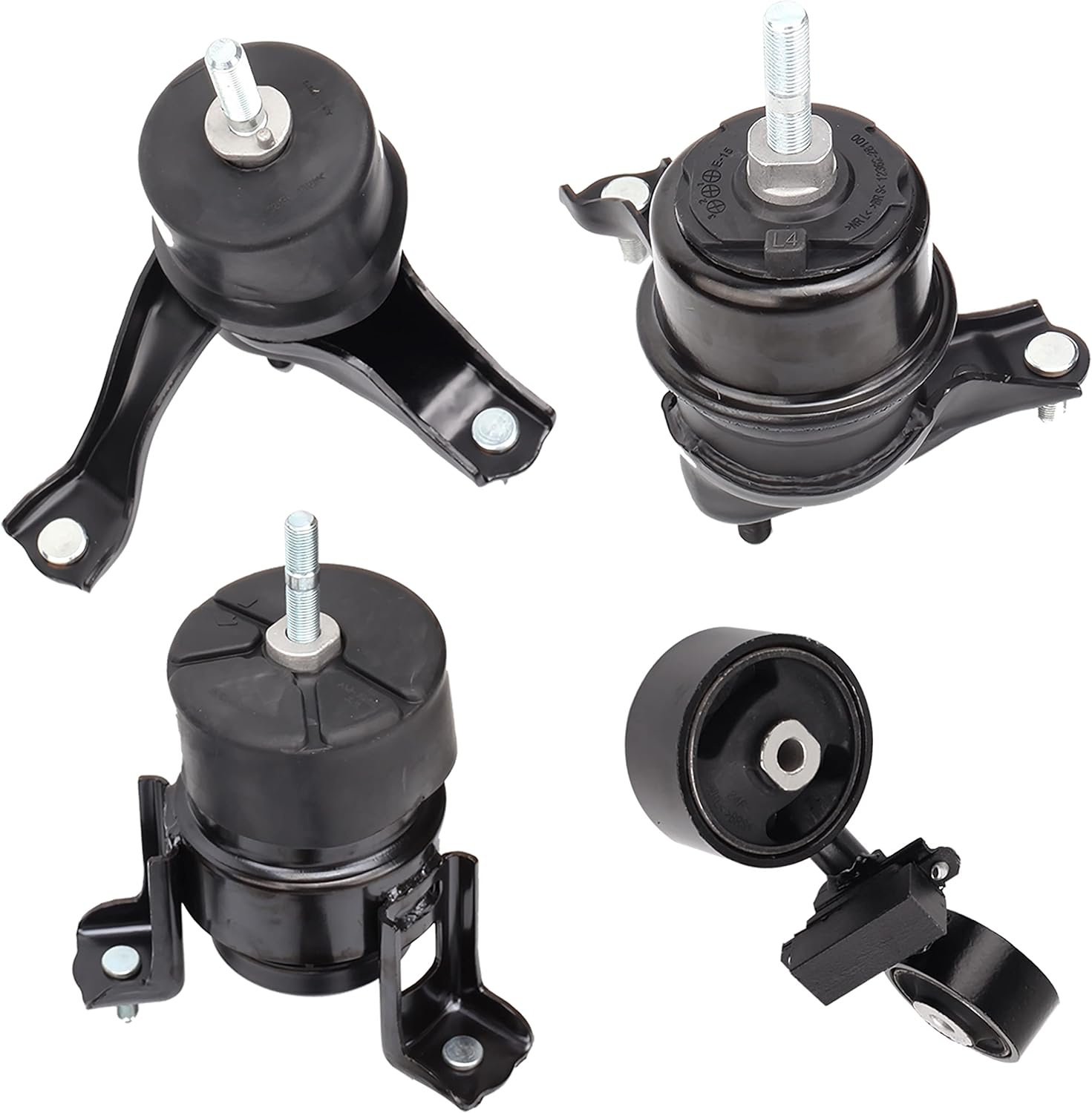 Engine Motor Mount Compatible with 2004-2008 Solara 2.4L 2002-2006 Camry 2.4L Auto Transmission, Replace OE A4203 A4204 A4207 A4211, Set of 4