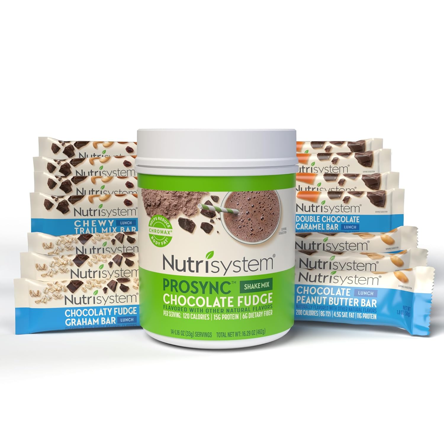 Nutrisystem® 14-Day Meal Replacement Kit with Lunch Bars & Shakes, 28 Servings