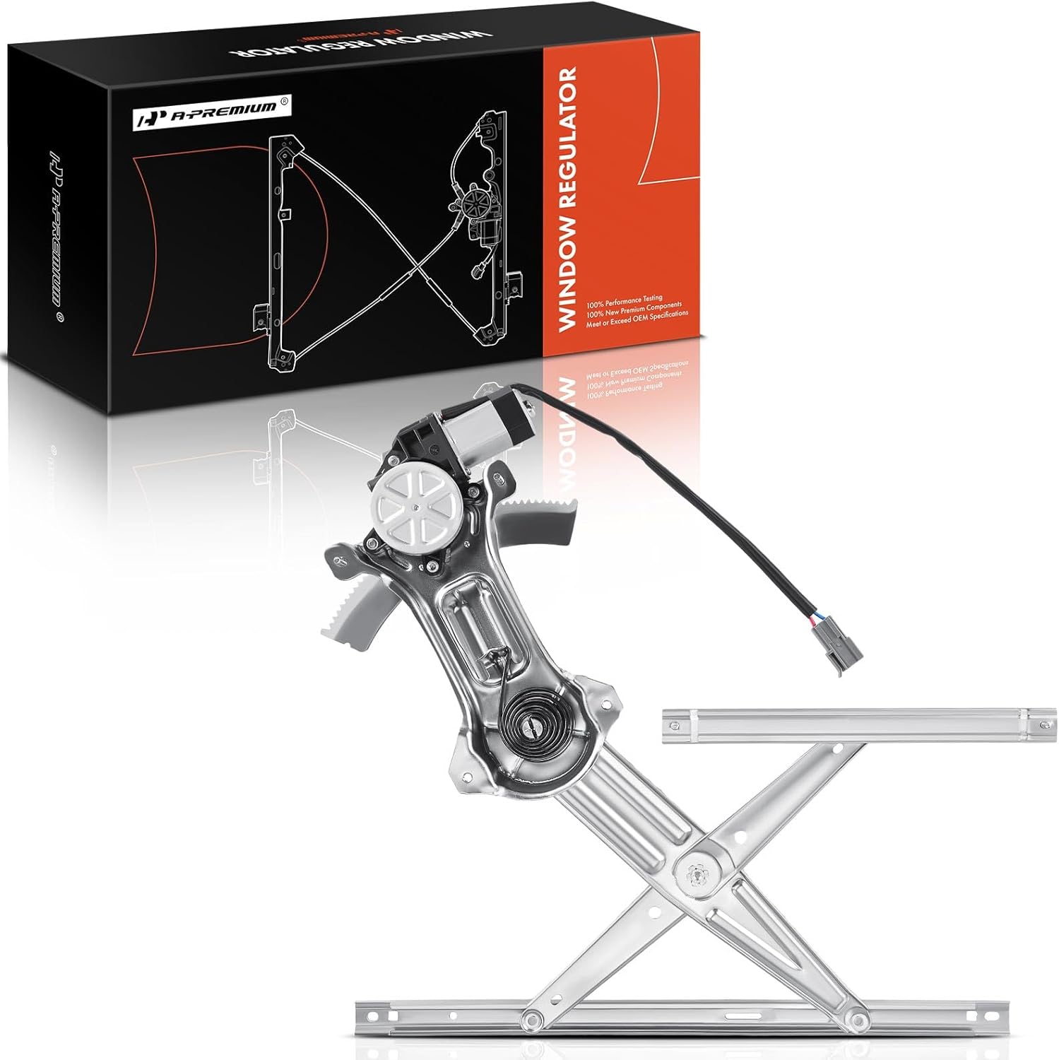 A-Premium Power Window Regulator and Motor Assembly Replacement for Ford Mustang 1994-2004 Front Left Driver Side
