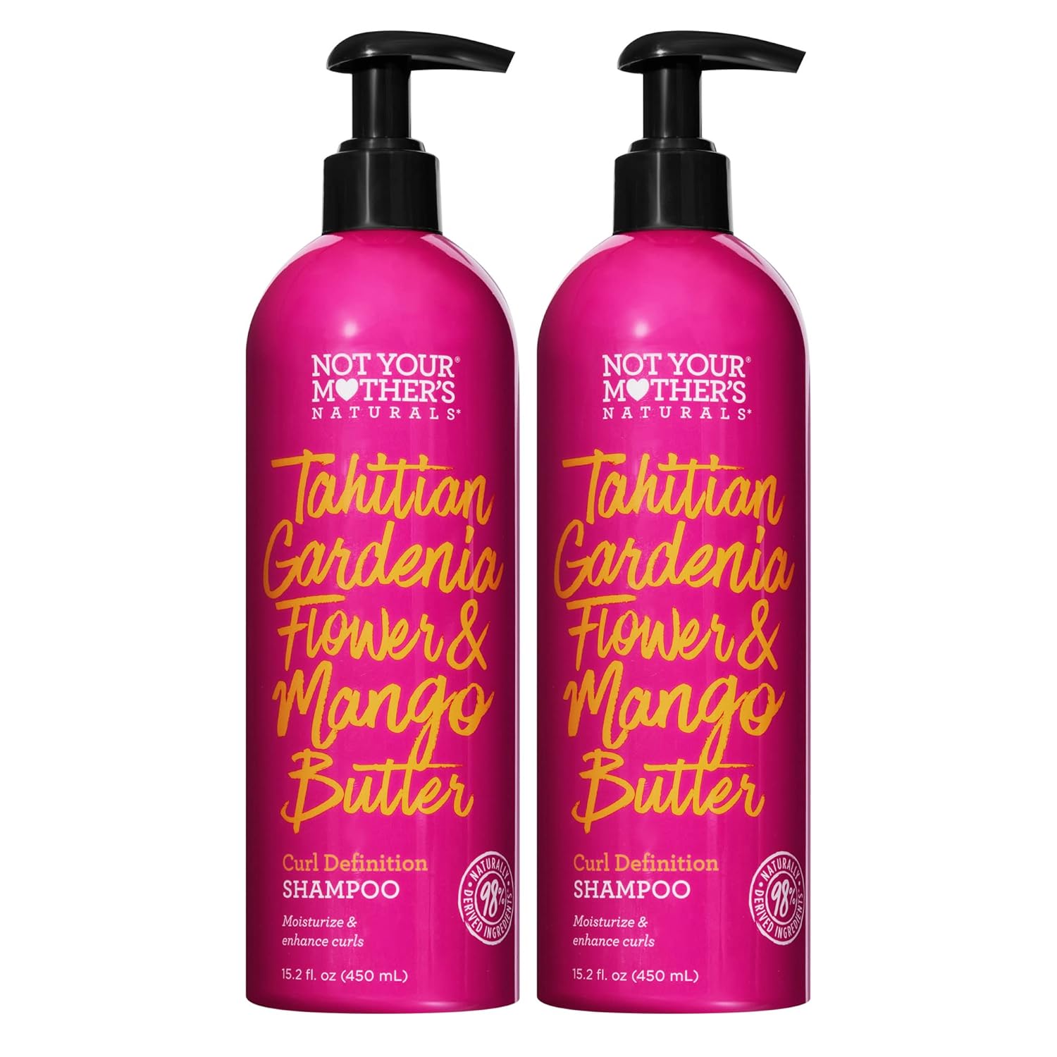 Not Your Mother's Naturals Curl Definition Set - Tahitian Gardenia Flower & Mango Butter - Moisturize and Enhance Curls (Shampoo, 2-Pack)