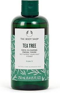The Body Shop Tea Tree Skin Clearing Facial Wash – Purifying Vegan Face Wash For Oily, Blemished Skin – 8.4 oz