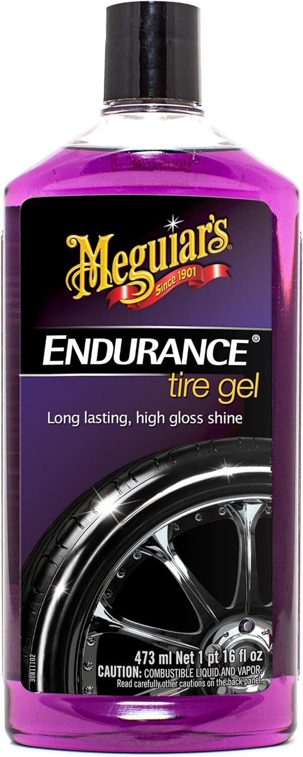 Meguiar's G7516EU Endurance Long Lasting High Gloss Black Tire Gel 473 ml