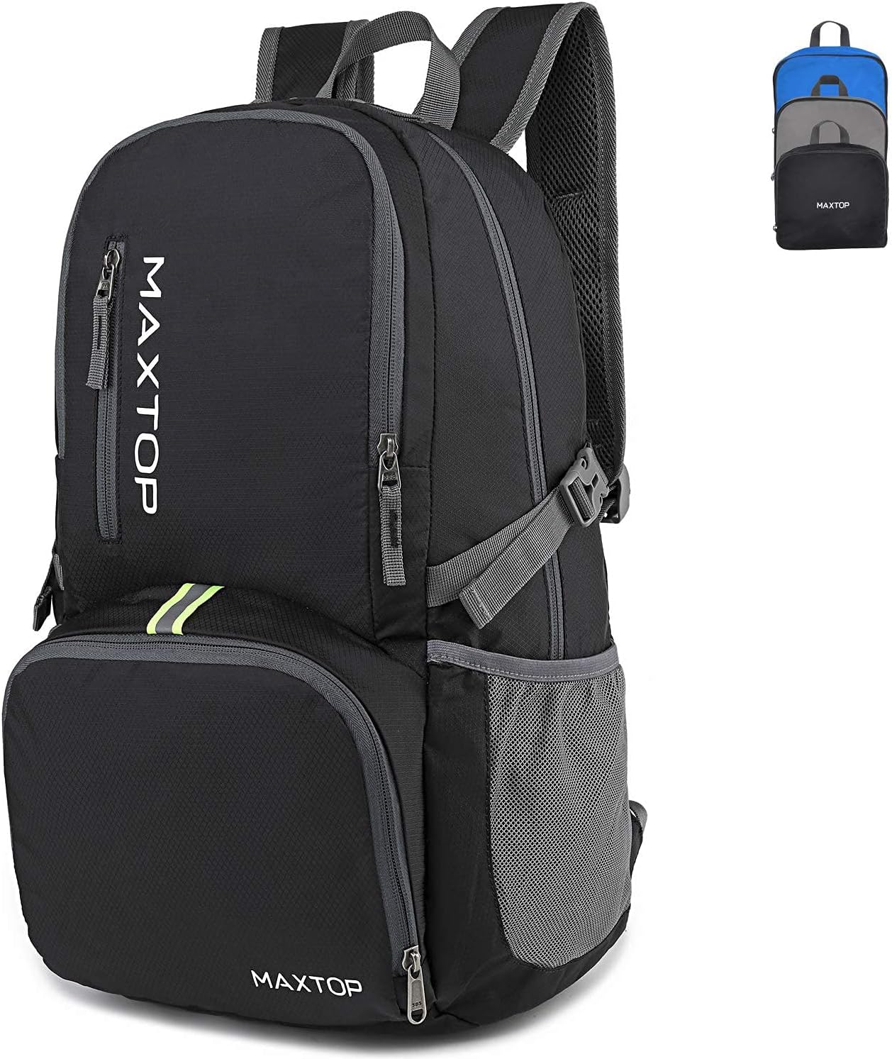 MAXTOP 30L Backpack Ultra Lightweight Packable Foldable Rucksack Water Resistent For Men Women Kids Outdoor Camping Hiking Travel Daypack Handy Durable Gifts For Men Women