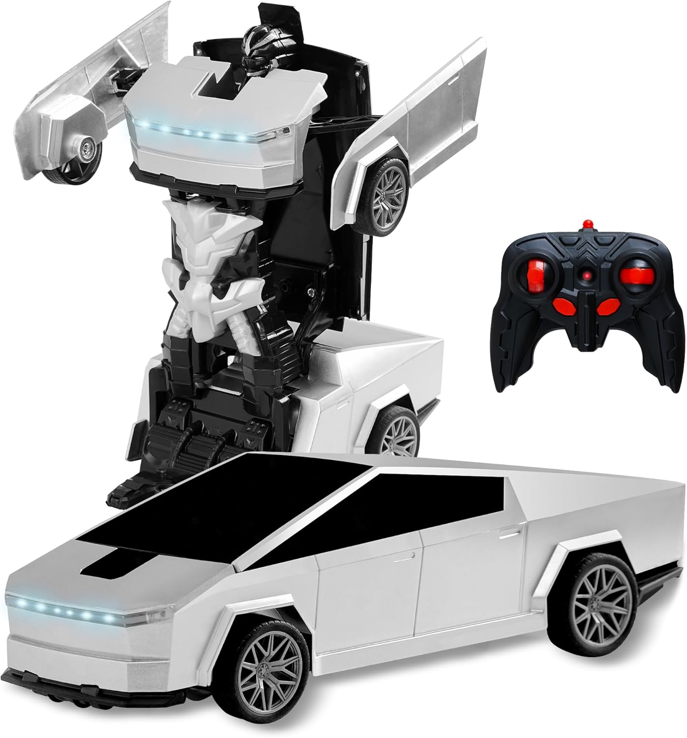 Remote Control Car Cyber-Inspired Transformer Toys Cars 2.4Ghz One-Button Deformation 360° Rotation Drift Rc Car Robot Rc Truck Toys for 4 5 6 7 8+ Years Old Boy Toys