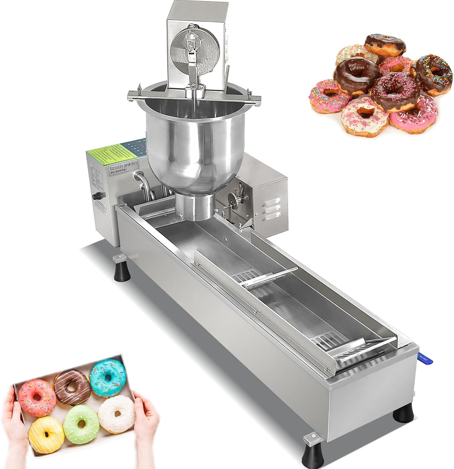 Commercial Single Row Mini Donut Maker Machine