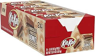 KIT KAT Chocolate Donut Flavored Wafer Candy Bars, 1.5 oz (24 Count)