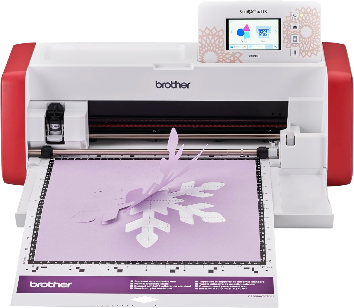 Brother ScanNCut SDX900 Home Cutting Machine, Red and White