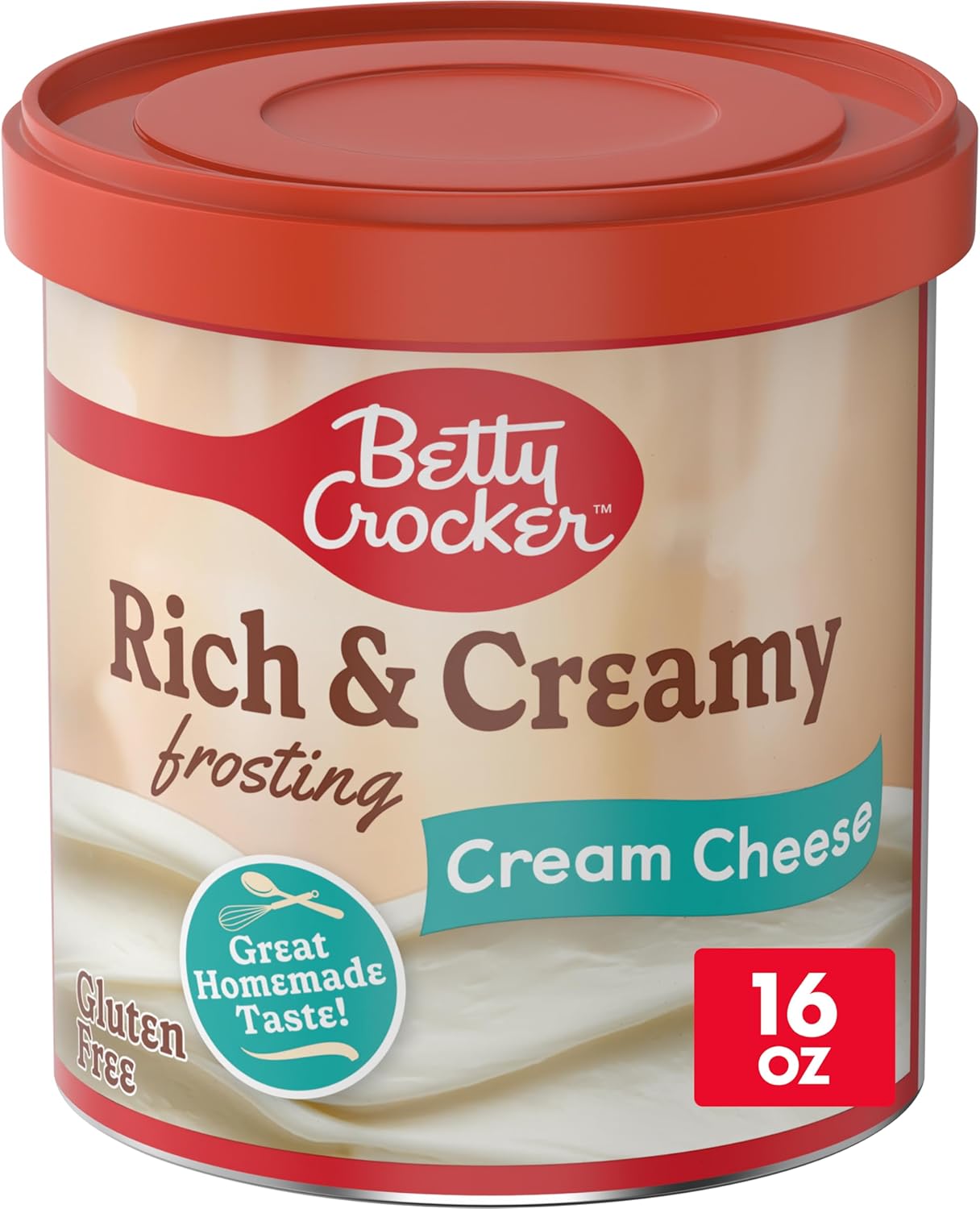 Betty Crocker Rich & Creamy Frosting, Cream Cheese, 16 oz