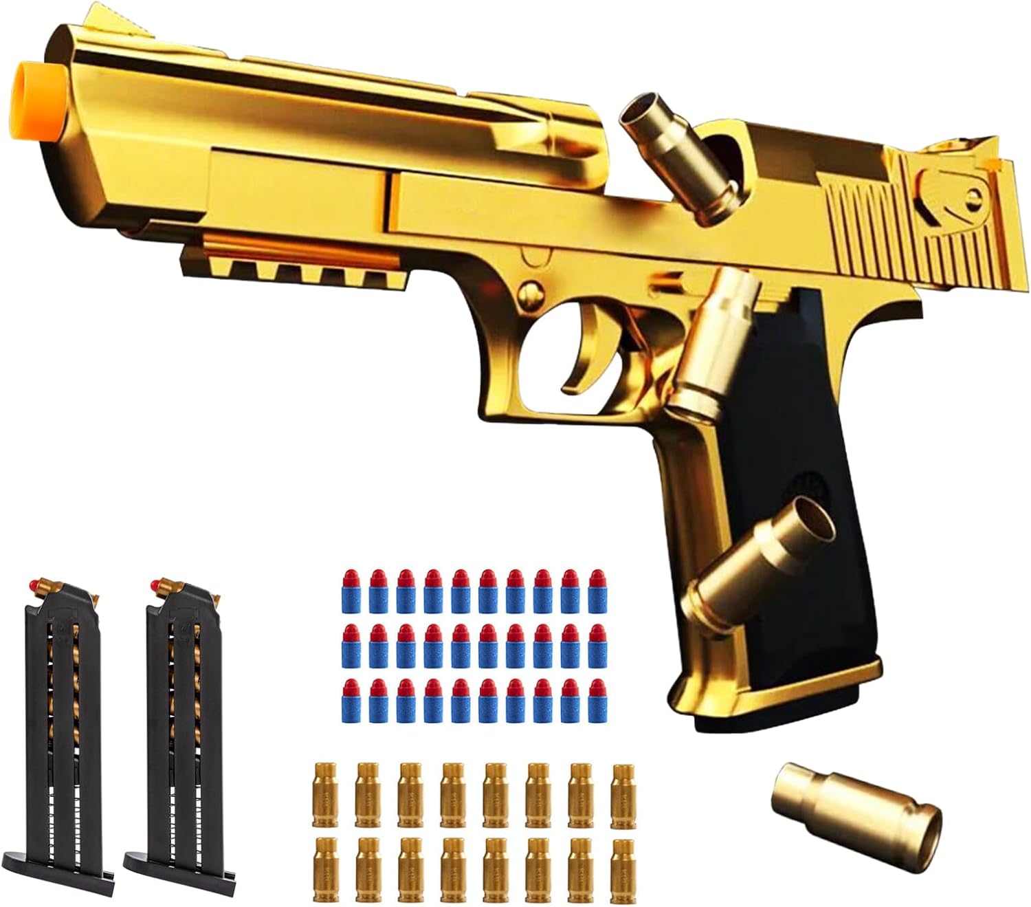 Toy Gun, Educational Toy Model, EVA Safety Foam Soft Bullet, Toy Foam Shock Wave Soft Bullet Game Gun, Non-Aggressive Children'sToy Holiday Surprise, Toy Guns for Boys 8-12