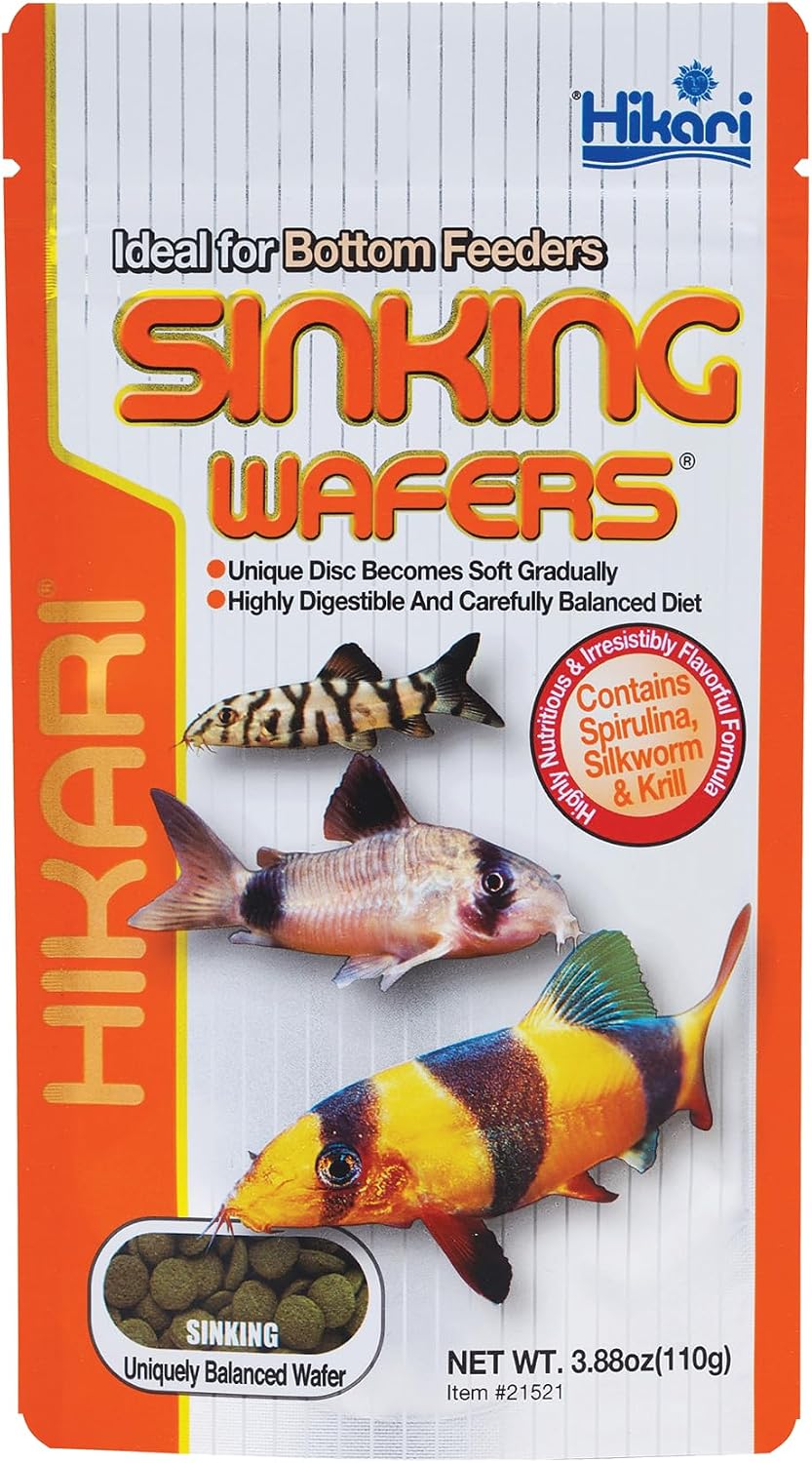 Hikari® Sinking Wafers® for Bottom-Feeding Tropical Fish, 3.88 oz (110g)