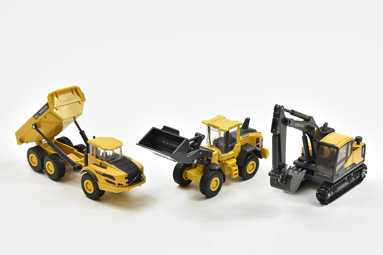 NewRay - Set of 3 Volvo Window Box, 32095, Yellow