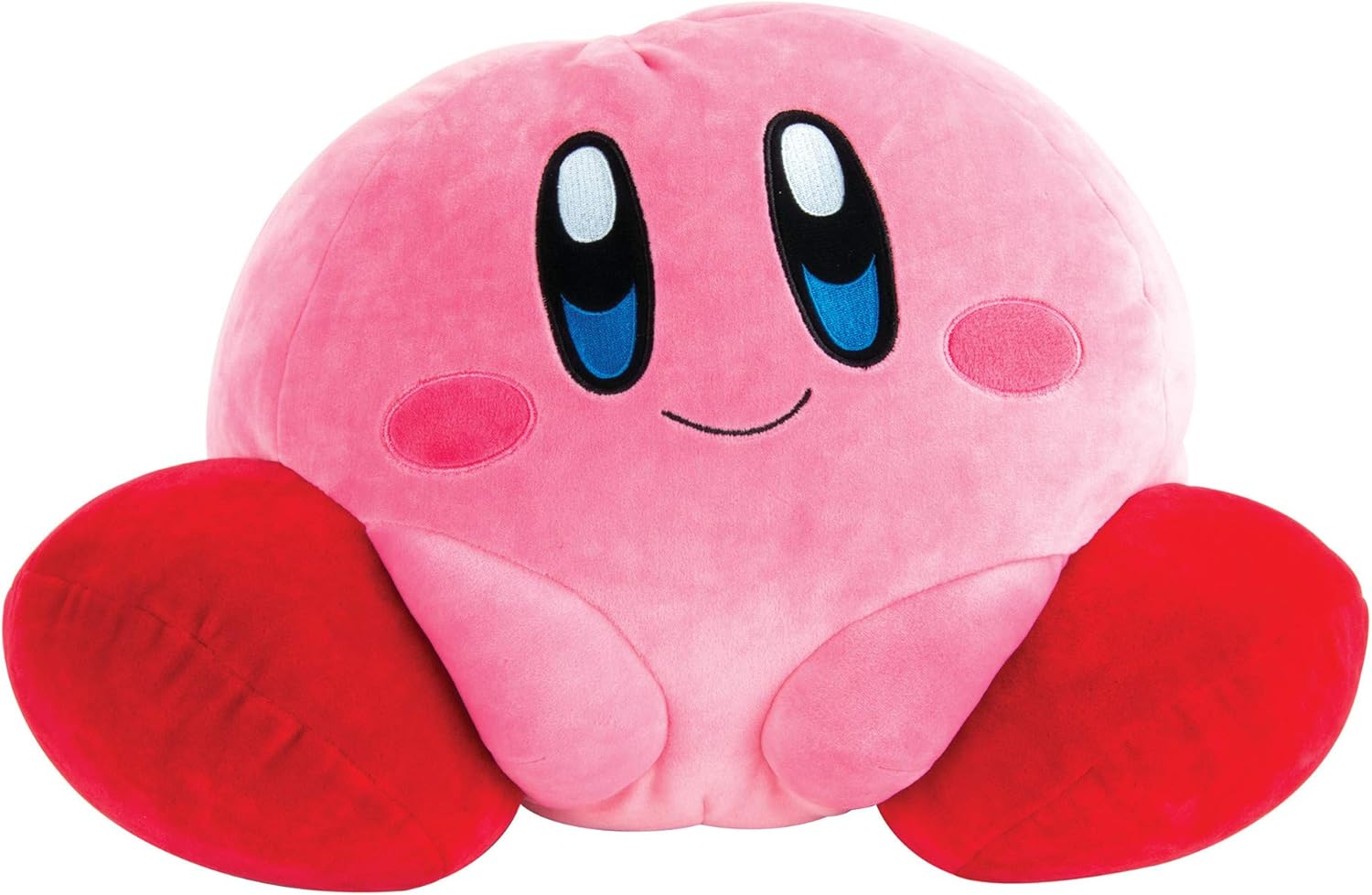 Club Mocchi-Mocchi- Kirby Plush - Kirby Plushie - Squishy Kirby Toys - Collectible Kirby Figures and Cute Stuffed Animals - Soft Plush Toys and Kirby Room Decor - 15 Inch, Pink