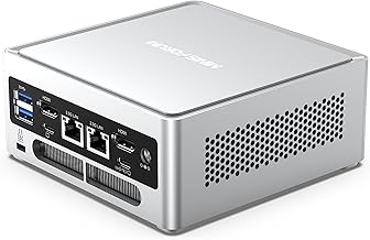 MINISFORUM Mini PC NAB6 Lite Intel Core i5-12600H,12 Cores 16 Threads,up to 4.5GHz 32GB RAM DDR4 512GB PCIe4.0 SSD Mini Computer,Dual 2.5 G RJ45 LAN,2 x HDMI,7 x USB Port,WiFi 6&BT5.2,Micro Pc