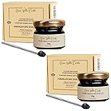 Pure Himalayan Shilajit Resin Pack of 2 (25 Each) | Tested for Safety | Natural Source of Fulvic Acid - from Cure With Earth