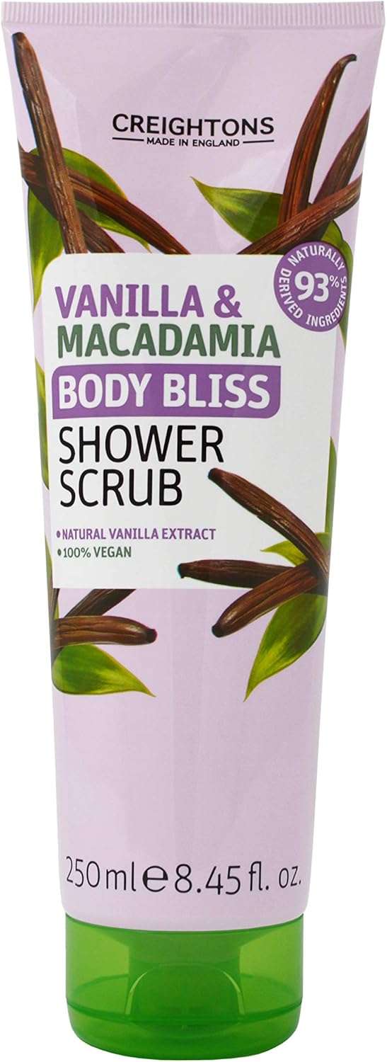 Body Bliss Vanilla & Macadamia Shower Scrub 250ml