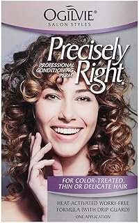 Ogilvie Salon Styles Precisely Right Professional Conditioning Perm Kit - Ideal for Color-Treated, Thin, or Delicate Hair - 1 Application