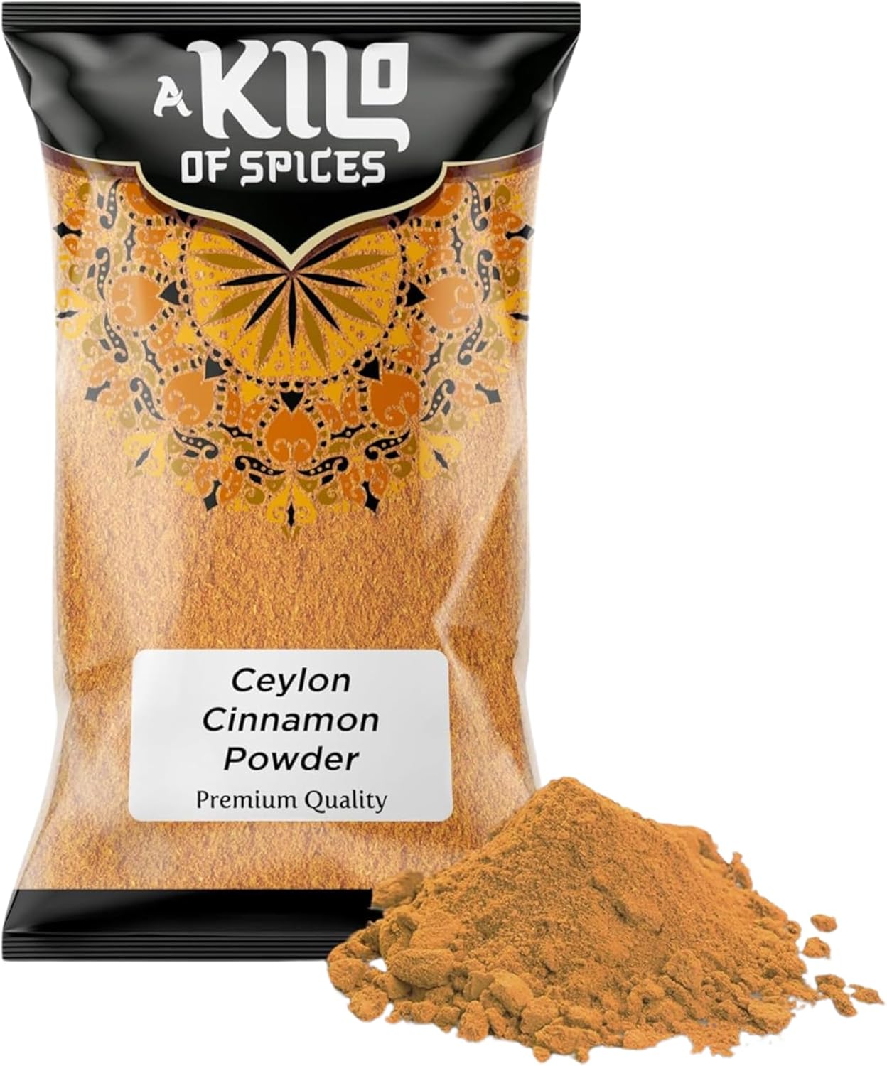 A Kilo Of Spices | Premium Ceylon Cinnamon Powder 1 Kg - True Cinnamon for Baking, Cooking, Beverages & Health Benefits | Vegan, Ethically Sourced, Low Coumarin | Real Ground Cinnamon Powder