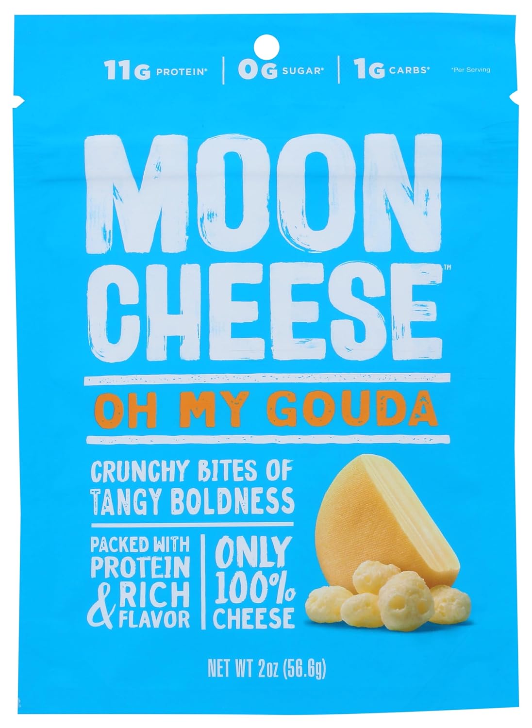 Moon Cheese - 100% Natural Cheese Snack - Gouda - 2 oz