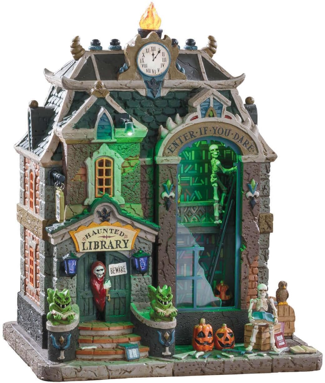 Lemax Haunted Library, with 4.5V Adaptor #95441
