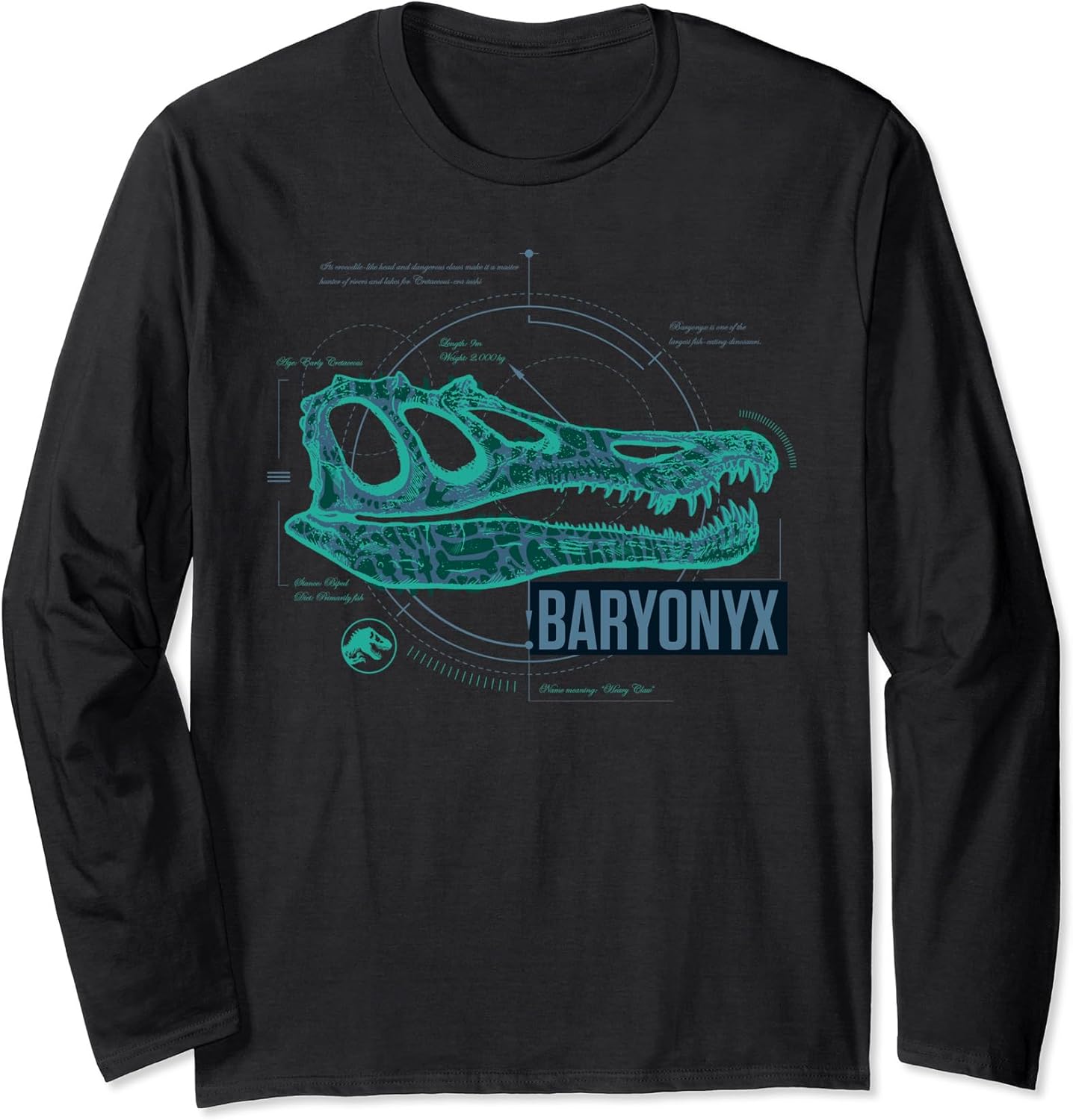 Jurassic World Fallen Kingdom: Baryonyx Fact Long Sleeve