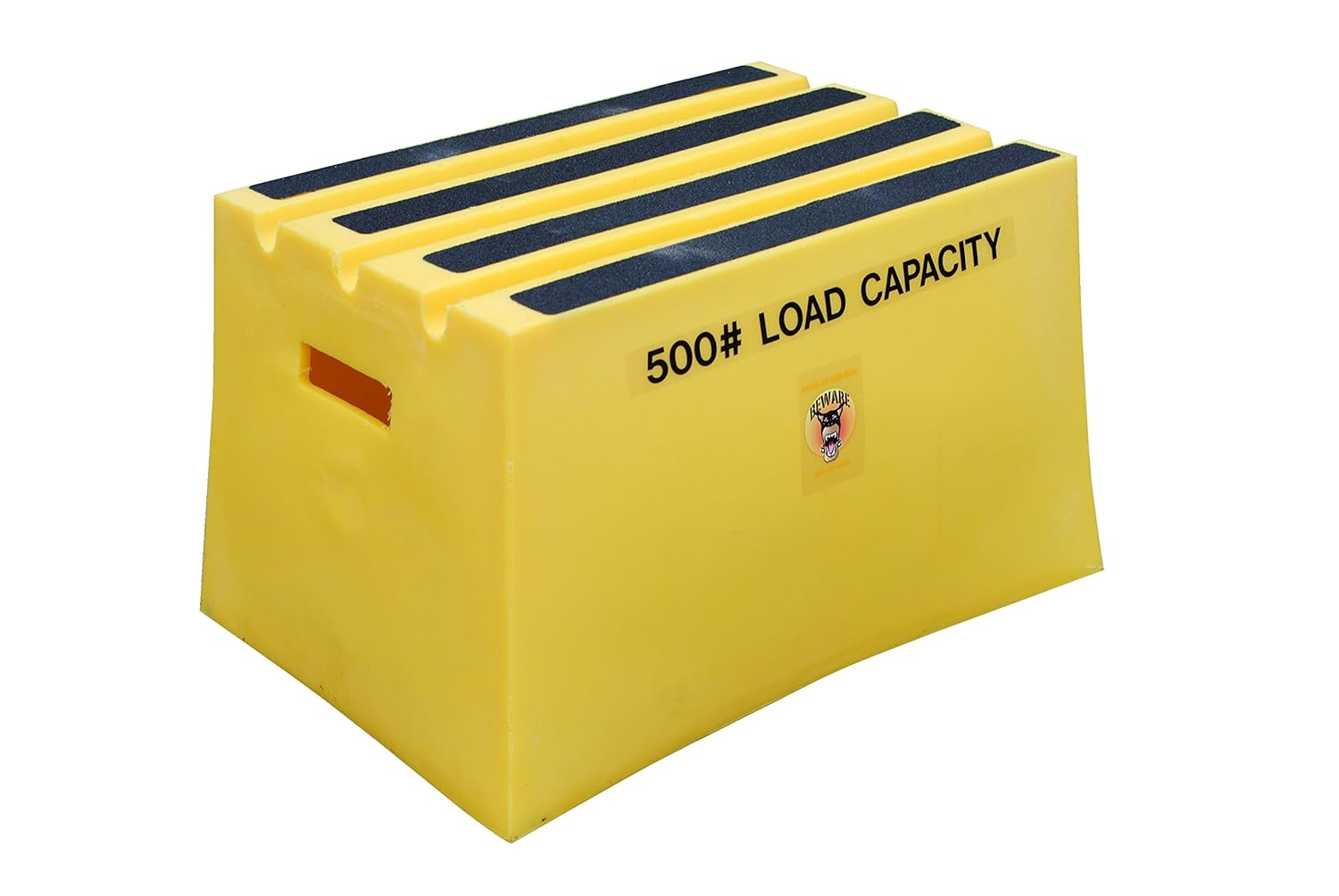 Vestil VST-1-Y Polyethylene Step Stool, 1 Step, Yellow