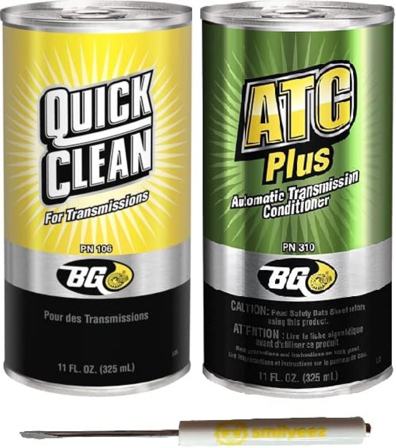 Smilyeez Listing for BG Transmission Service Flush Kit PN K6600 Includes PM 106 Cleaner & PN 310 Conditioner with Pocket Screw Driver (1 Kit)