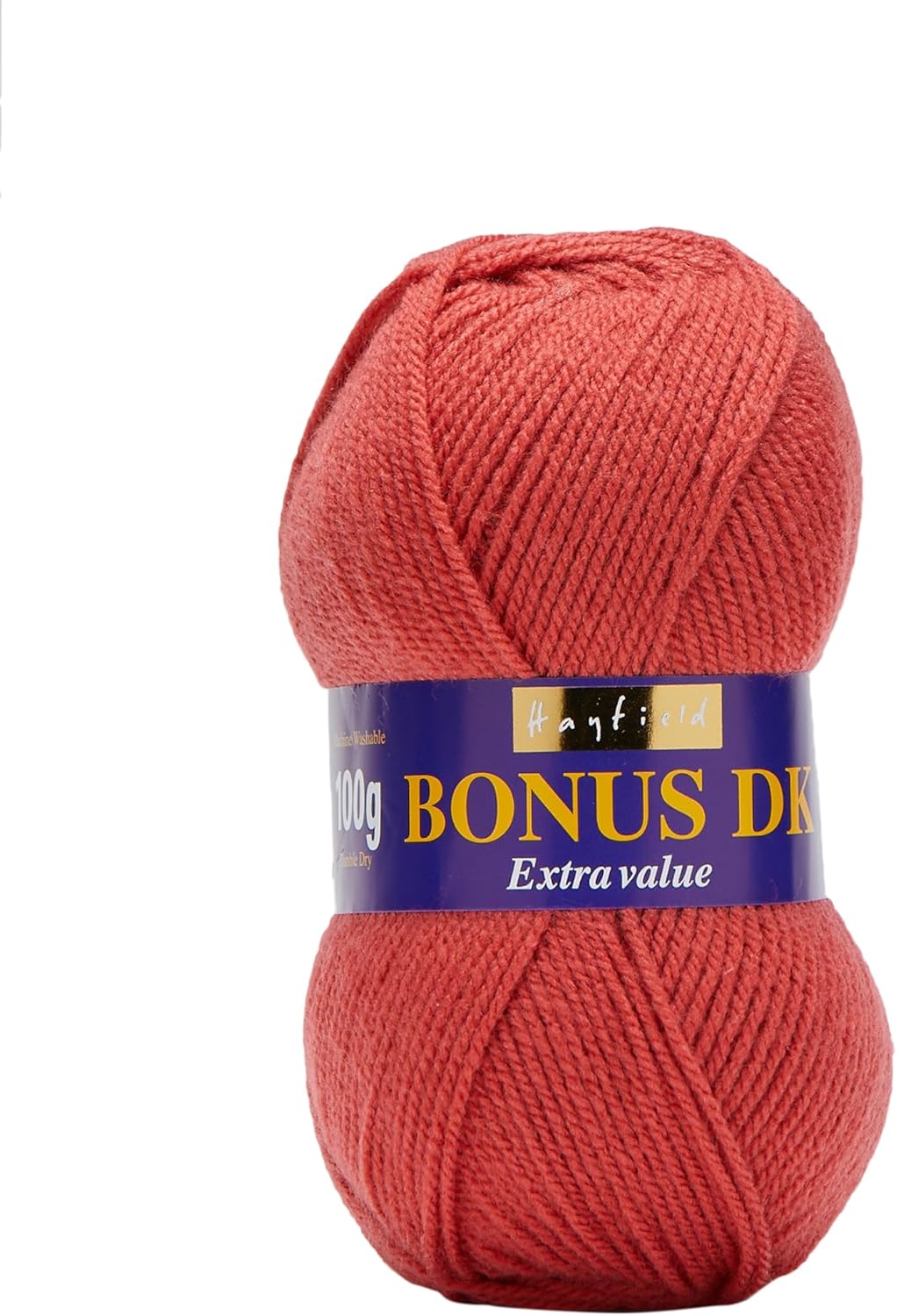 Hayfield Bonus DK Double Knitting, Soft Red (617), 100g by Sirdar